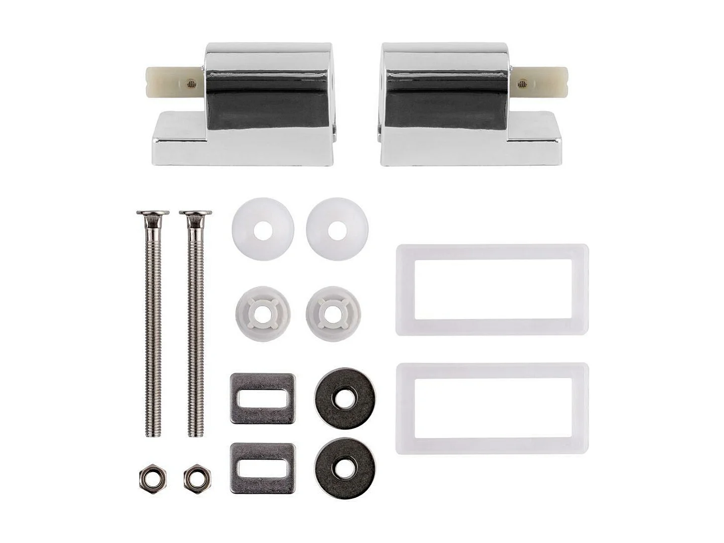 Abattant WC toilette salle blanche 45.5 x 38 x 5 cm 3208025