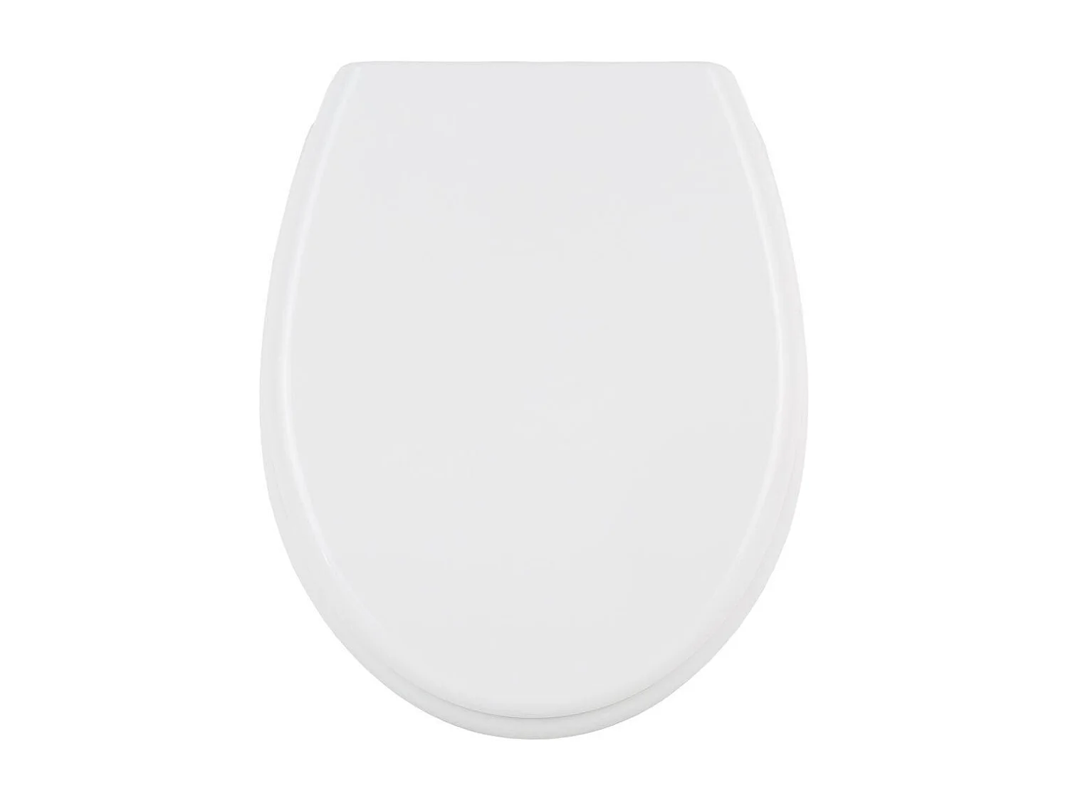 Abattant WC toilette salle blanche 45.5 x 38 x 5 cm 3208025