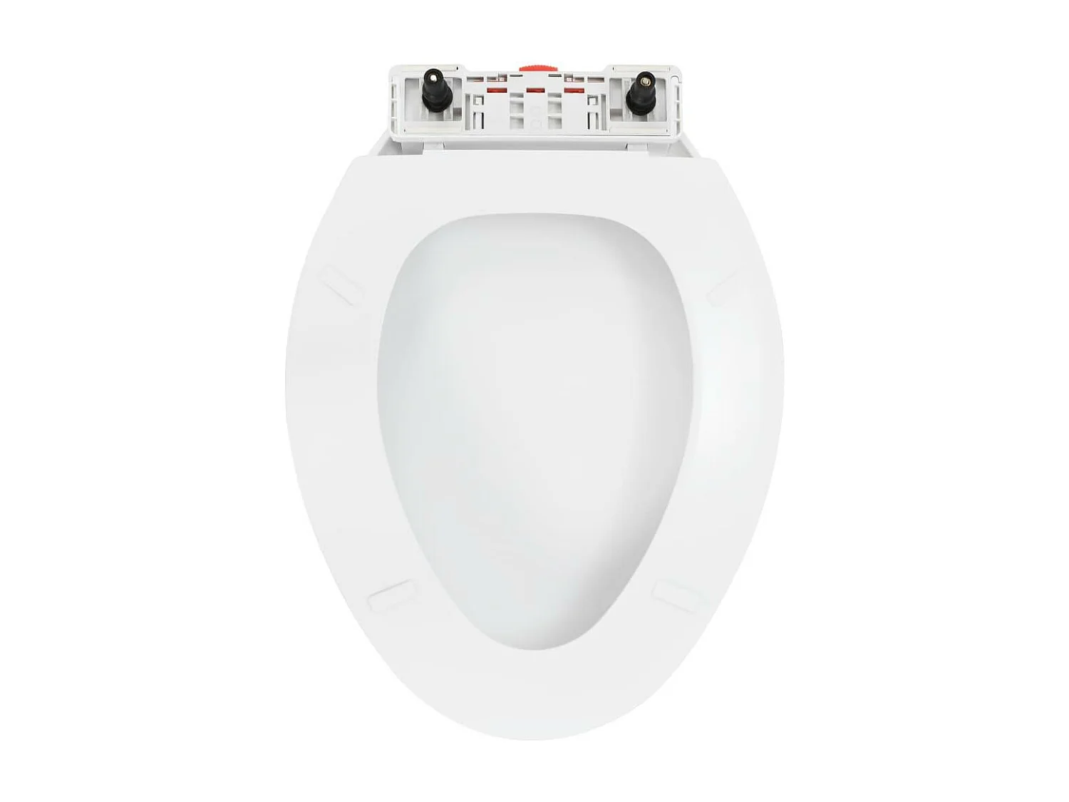 Abattant WC à fermeture blanche 47 x 37 x 5 cm 02_0002910