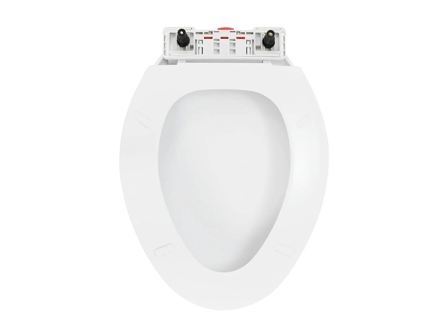 Abattant WC à fermeture blanche 47 x 37 x 5 cm 02_0002910