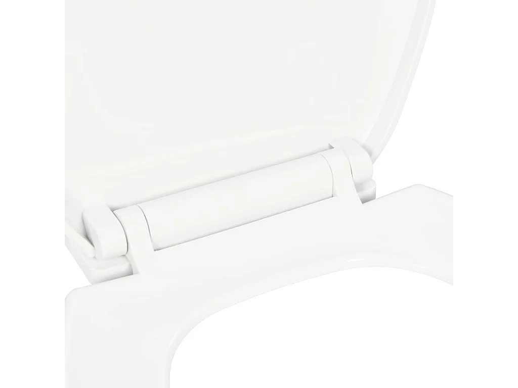 Abattant WC à fermeture blanche 47 x 37 x 5 cm 02_0002910