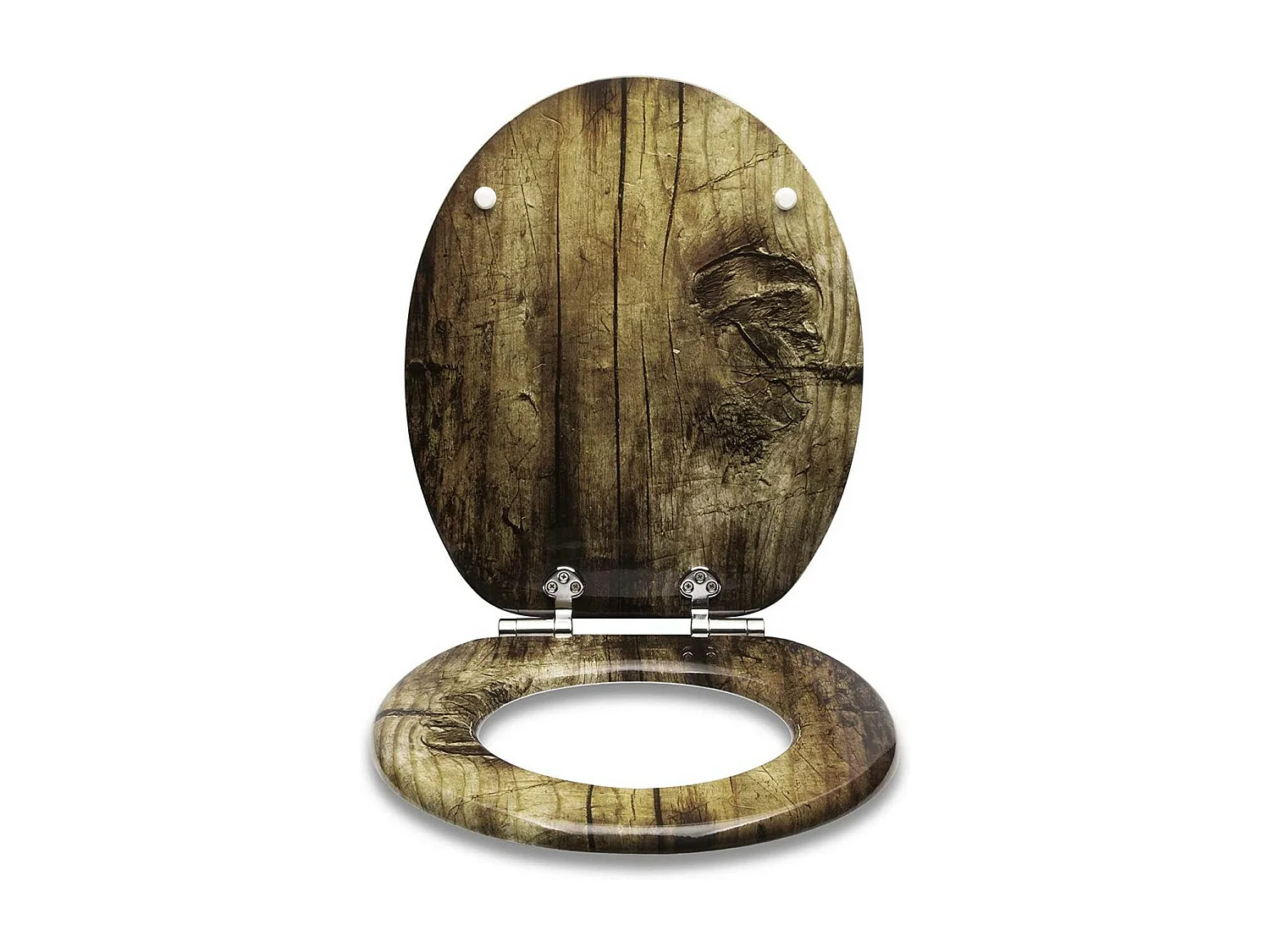 Sedile WC con coperchio a chiusura ammortizzata di alta qualità Anima in legno MDF con cerniera a chiusura ammortizzata modello 19_0000708