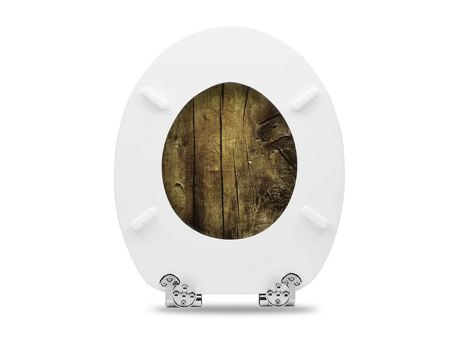 Sedile WC con coperchio a chiusura ammortizzata di alta qualità Anima in legno MDF con cerniera a chiusura ammortizzata modello 19_0000708