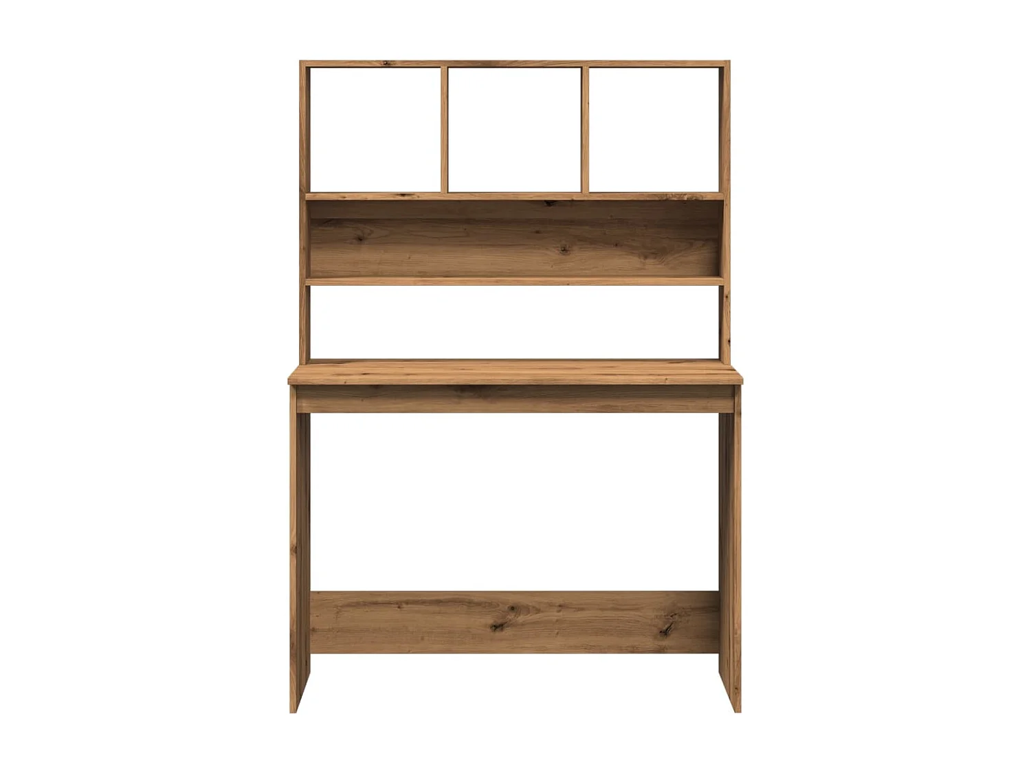 Mesa de trabalho estação de trabalho móveis de computador estudo com prateleiras carvalho artesanal madeira projetada marrom 02_0023486