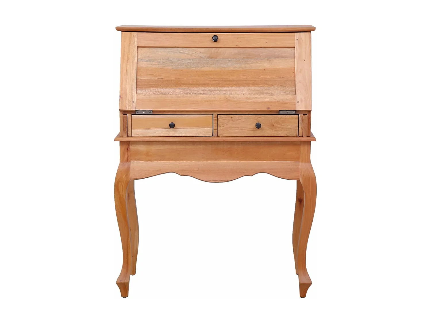 Mesa de escritorio puesto de trabajo mueble para ordenador secretario de estudio 78 x 42 x 103 cm madera maciza de caoba marrón 02_0023934