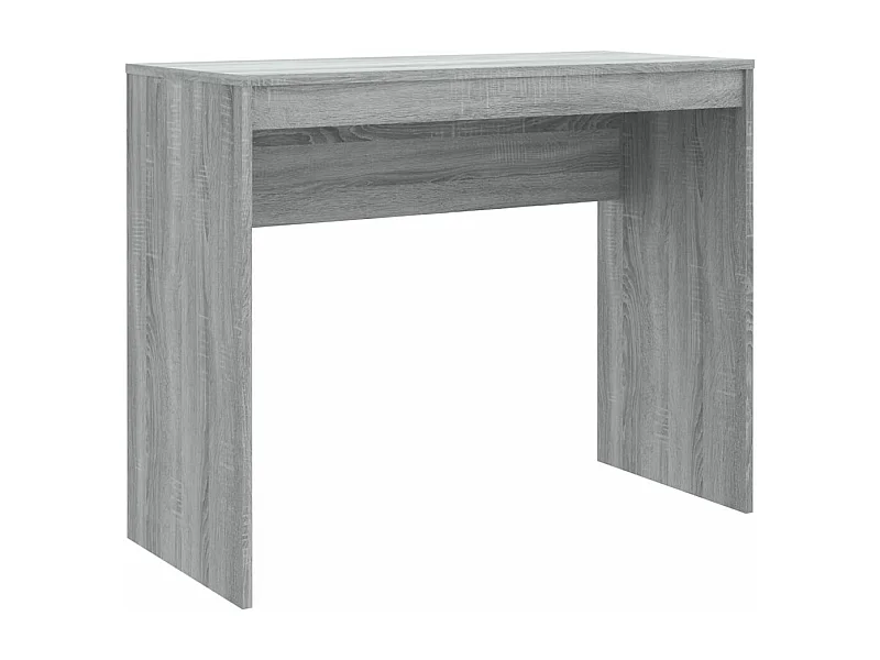 Mesa de escritorio puesto de trabajo mueble de ordenador estudio sonoma 90 x 40 x 72 cm madera contrachapada gris 02_0023966