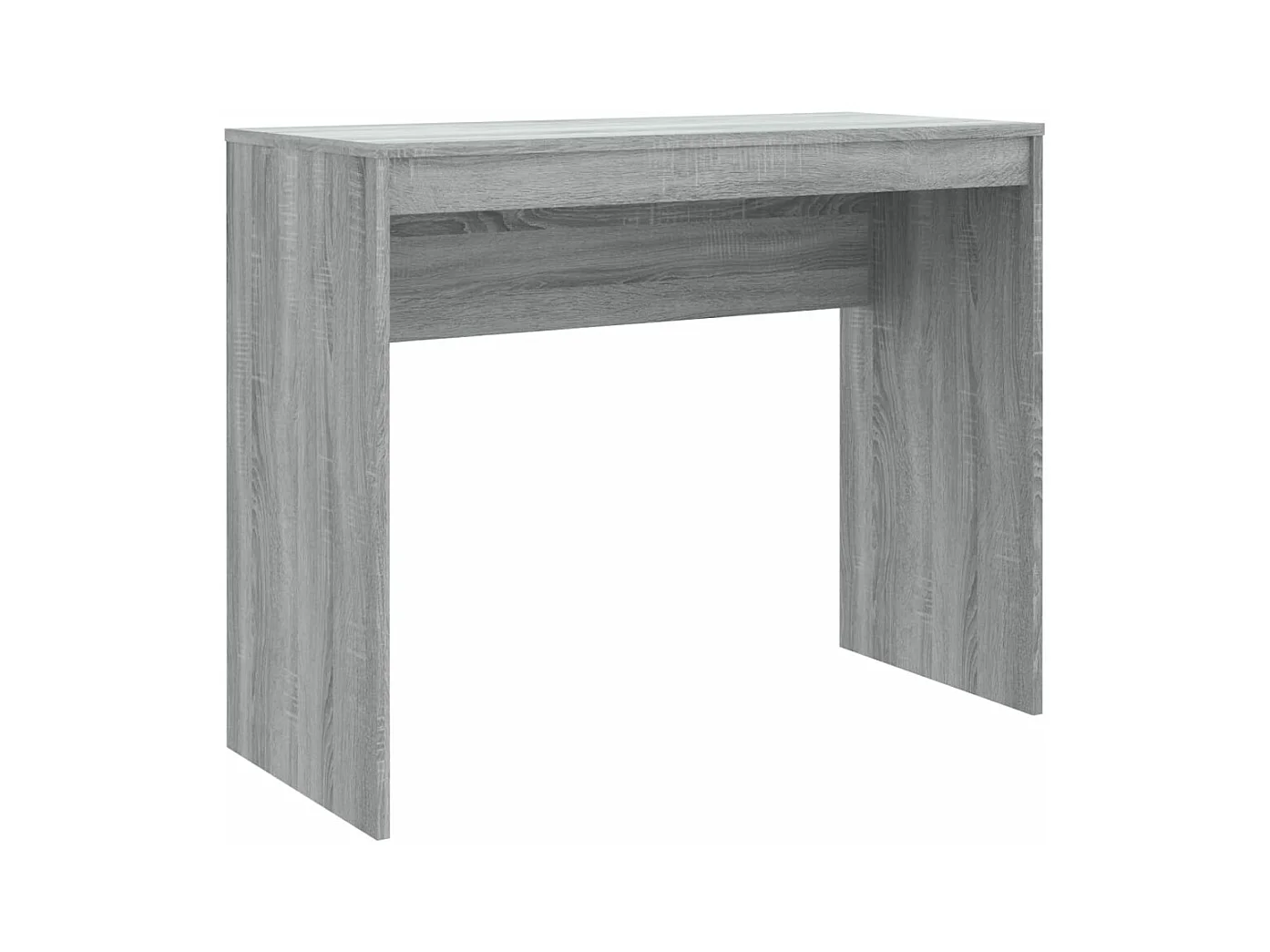 Mesa de escritorio puesto de trabajo mueble de ordenador estudio sonoma 90 x 40 x 72 cm madera contrachapada gris 02_0023966
