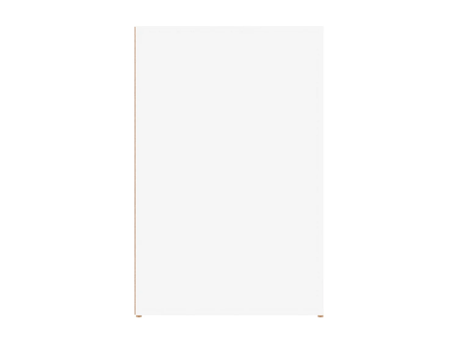 Scrivania tavolo postazione di lavoro mobile per computer studio IT 100 x 49 x 75 cm derivati ​​del legno bianco 02_0023496