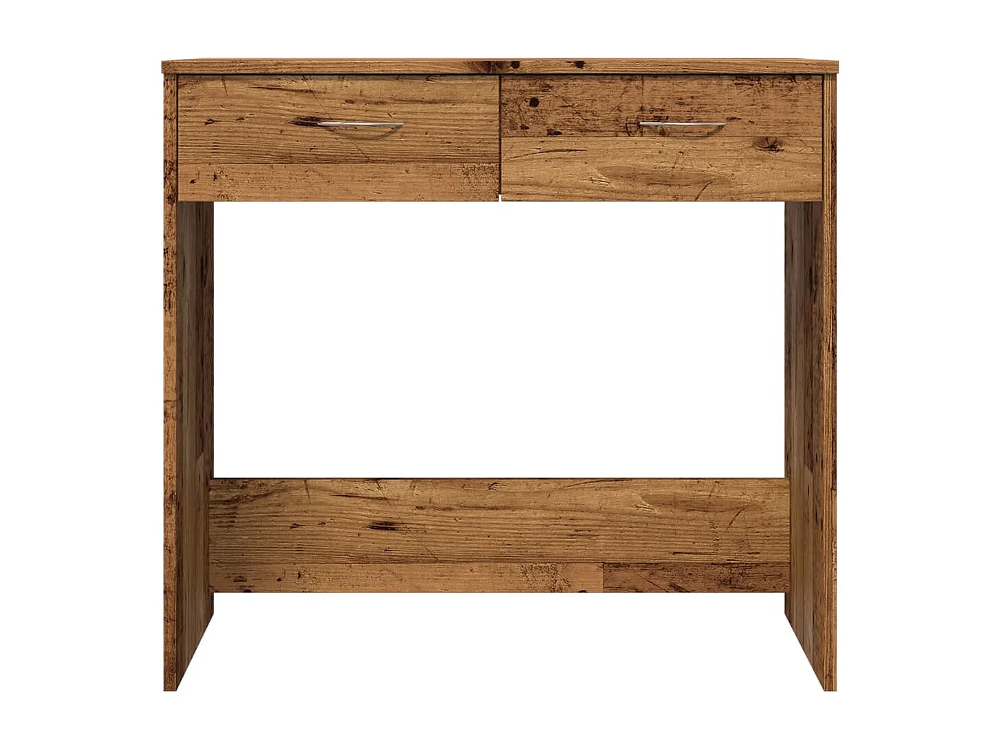 Bureau table poste de bois marron 80 x 40 x 75 cm 02_0023971