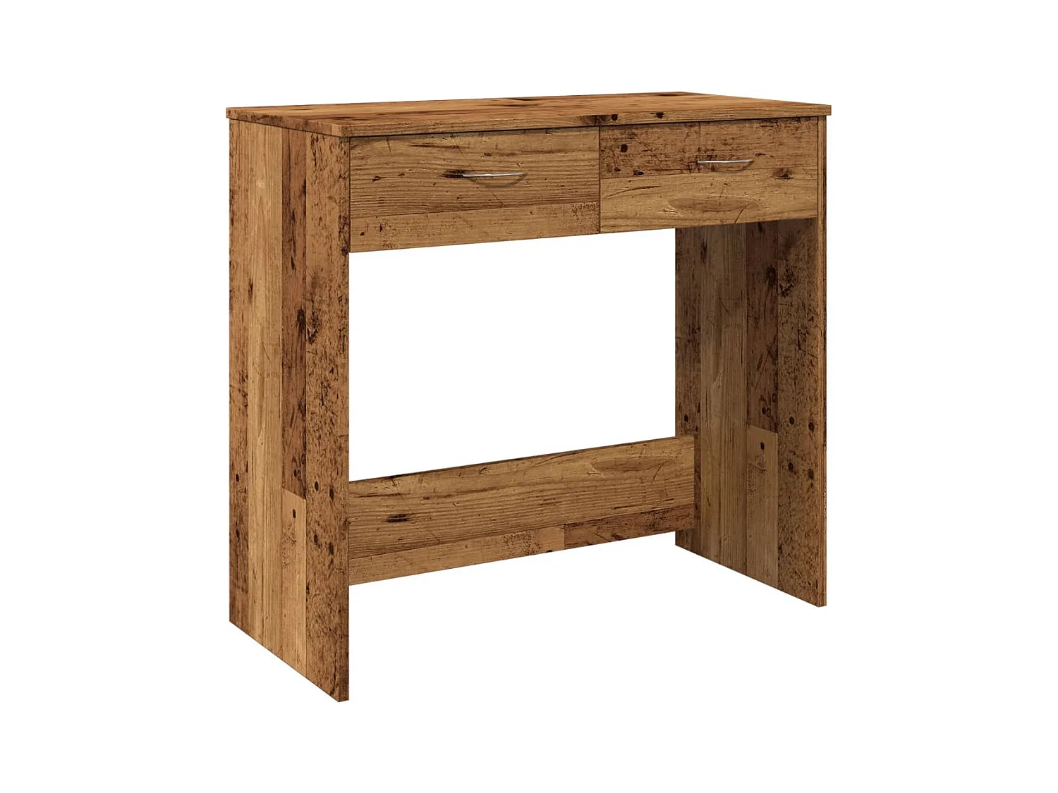Bureau table poste de bois marron 80 x 40 x 75 cm 02_0023971