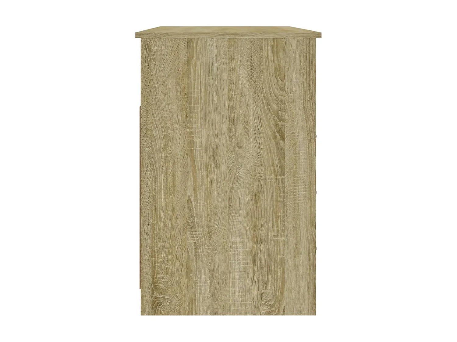 Scrivania tavolo postazione di lavoro mobile per computer studio con cassetti rovere Sonoma 102 x 50 x 76 cm derivati ​​del legno marrone 02_0023468