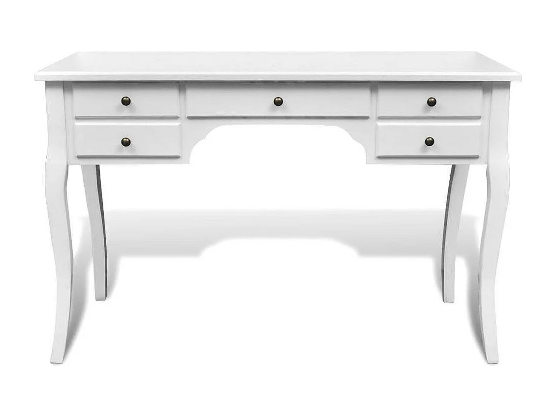 Bureau table meuble travail bois marron 120.2 x 47 x 79.1 cm 0502073