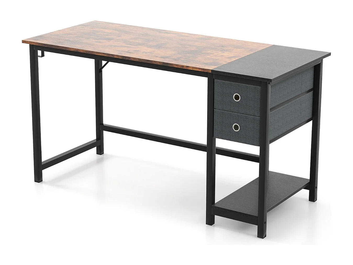 Bureau de 140 cm marron 56 x 24.5 x 15 cm 20_0007993