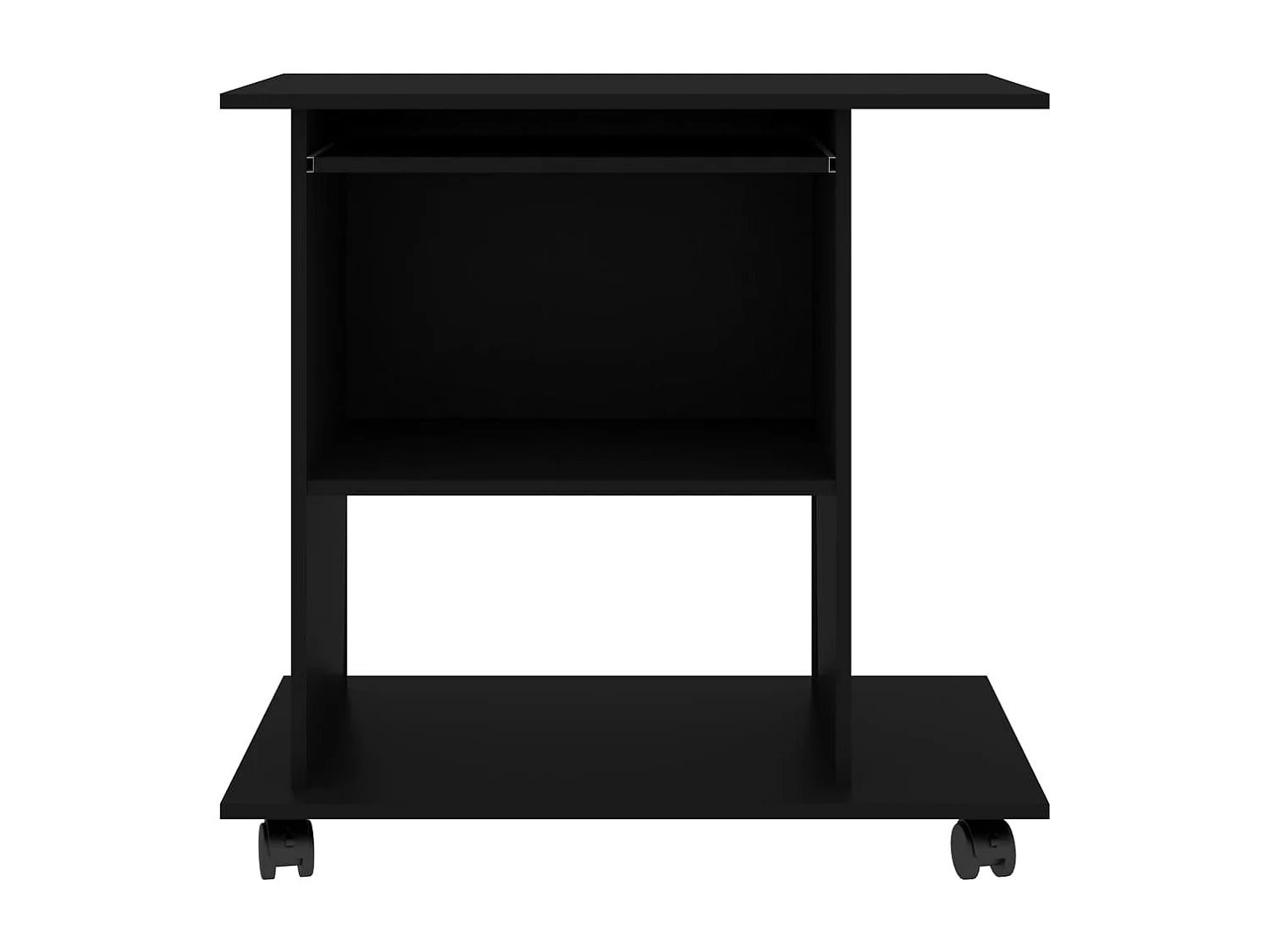 Bureau table poste de bois marron 80 x 50 x 75 cm 02_0023749