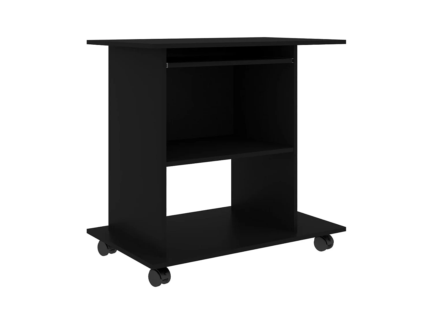 Bureau table poste de bois marron 80 x 50 x 75 cm 02_0023749