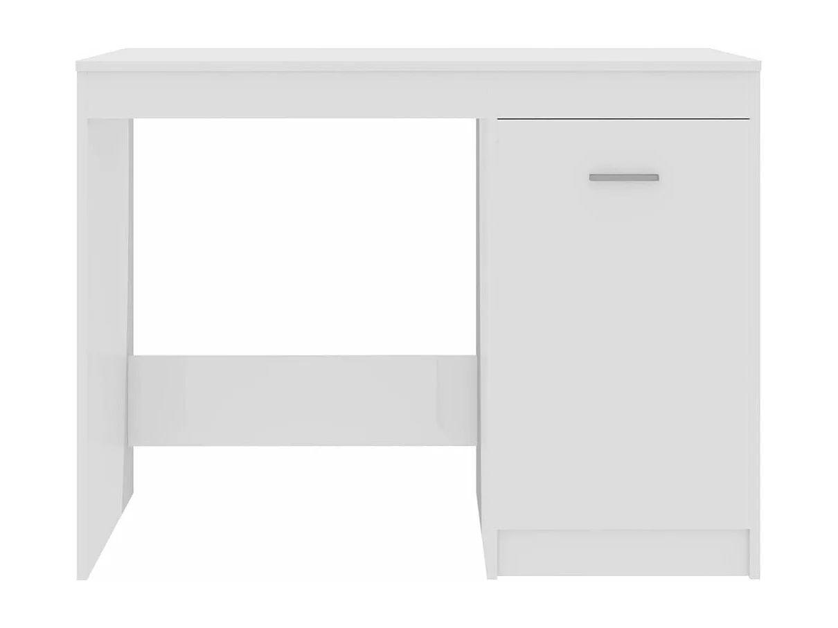 Bureau table poste de bois blanche 100 x 50 x 76 cm 02_0023535