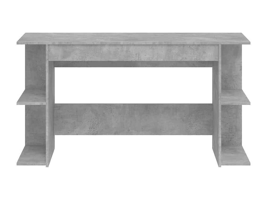 Bureau table poste de bois marron 140 x 50 x 75 cm 02_0023837