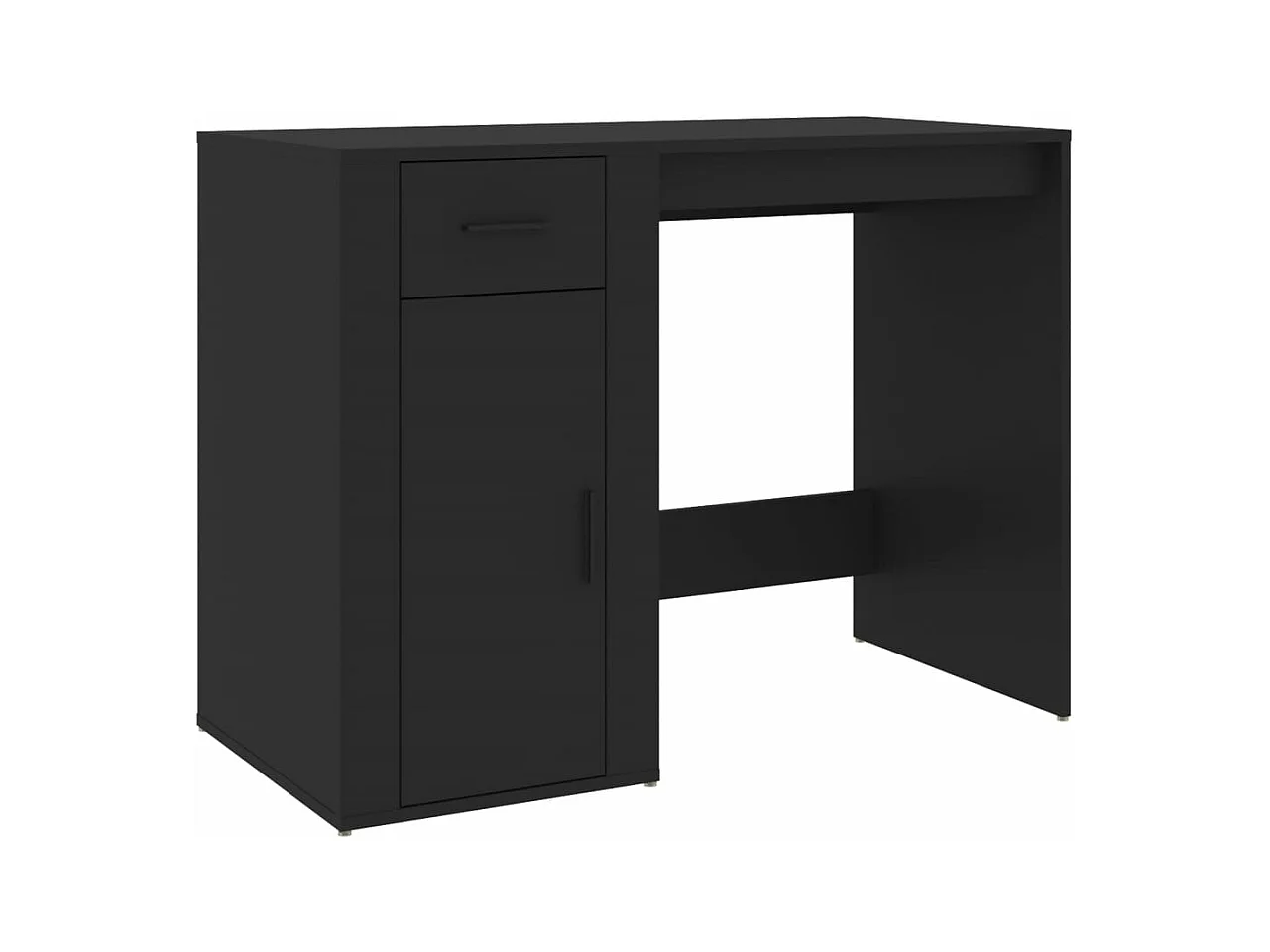 Bureau table poste de bois marron 100 x 49 x 75 cm 02_0023883