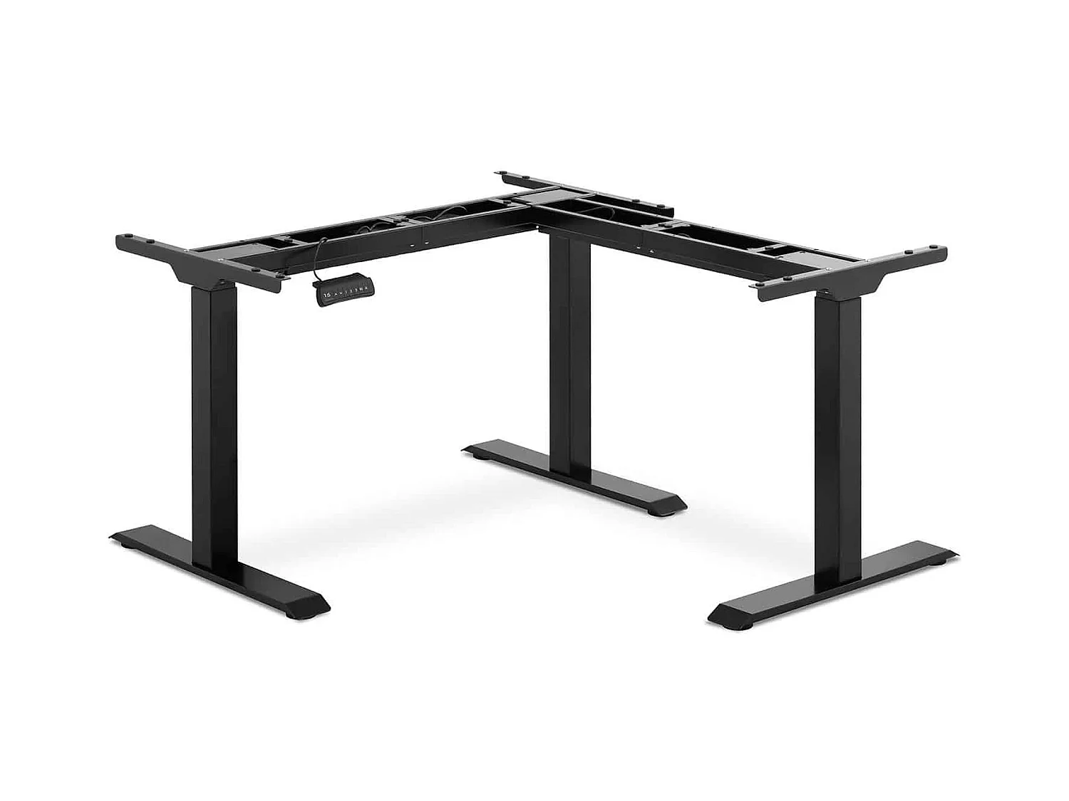 Bureau d'angle assis-debout (piètement) 130 x 110 x 118 cm 14_0005940