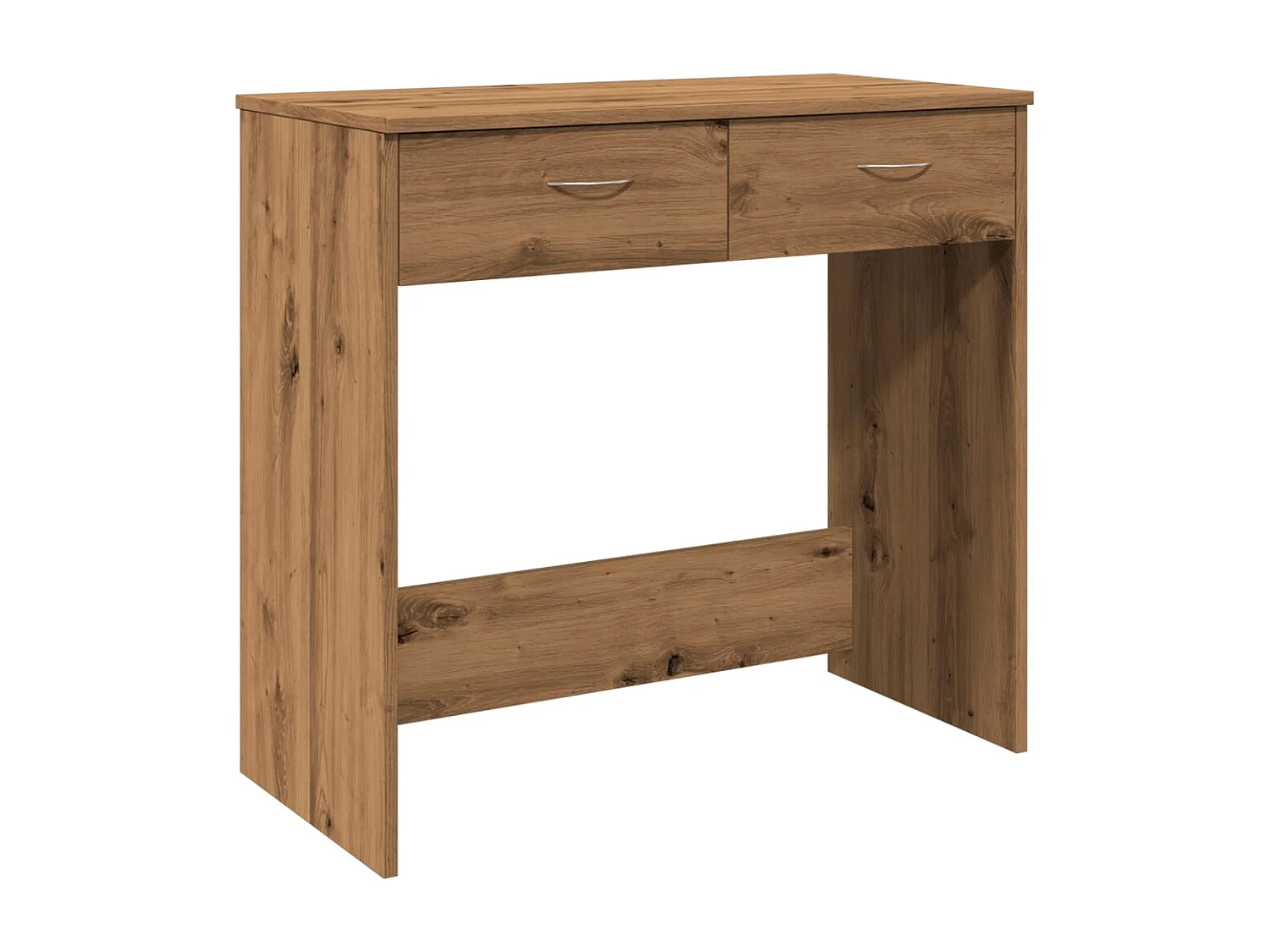 Bureau table poste de bois marron 80 x 40 x 75 cm 02_0023560