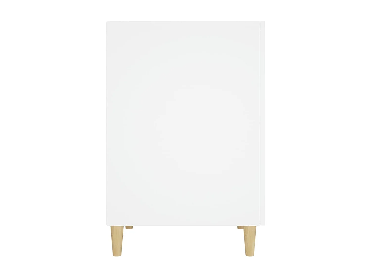 Scrivania tavolo postazione di lavoro mobile per computer studio 140 x 50 x 75 cm derivati ​​del legno bianco 02_0023514