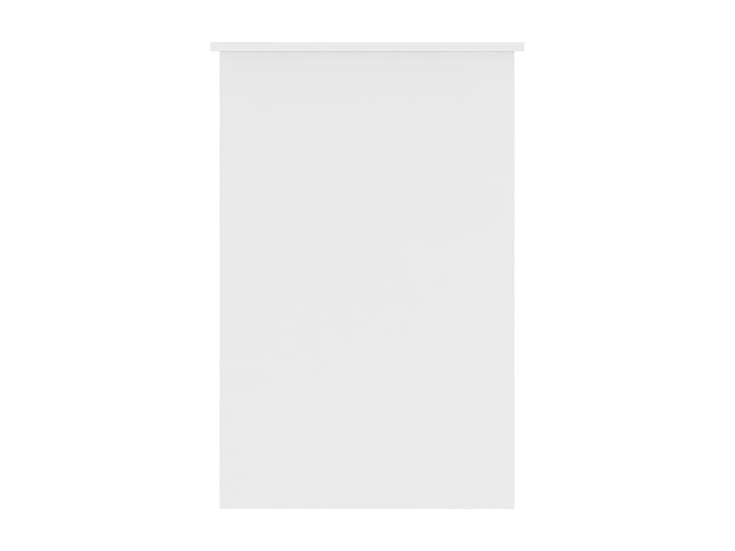 Scrivania tavolo postazione di lavoro mobile per computer studio 100 x 50 x 76 cm derivati ​​del legno bianco 02_0023495