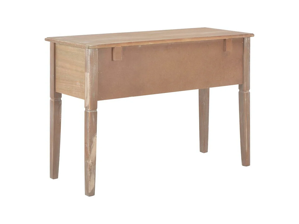 Bureau table meuble travail bois marron 109.5 x 45 x 77.5 cm 0502120