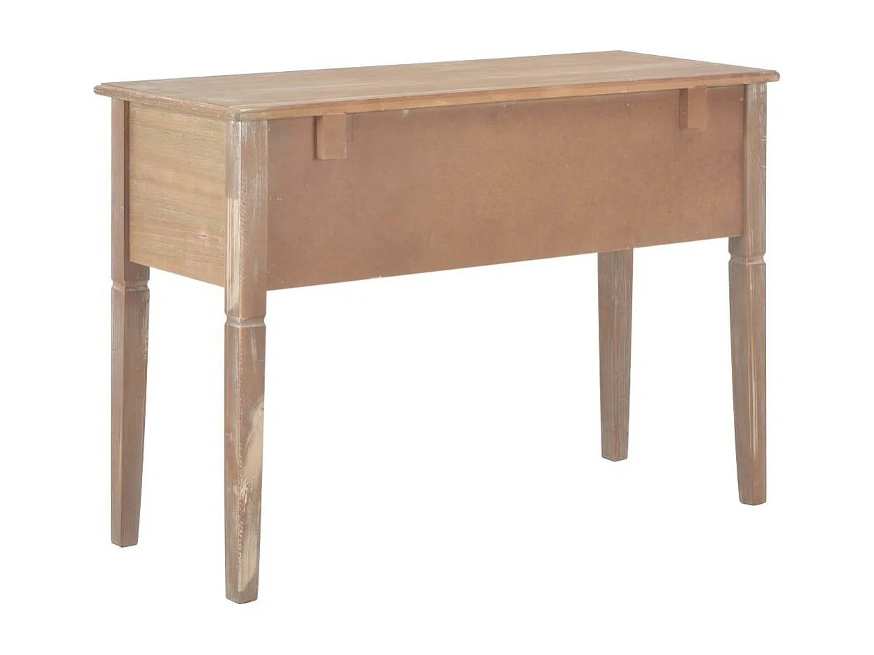 Bureau table meuble travail bois marron 109.5 x 45 x 77.5 cm 0502120