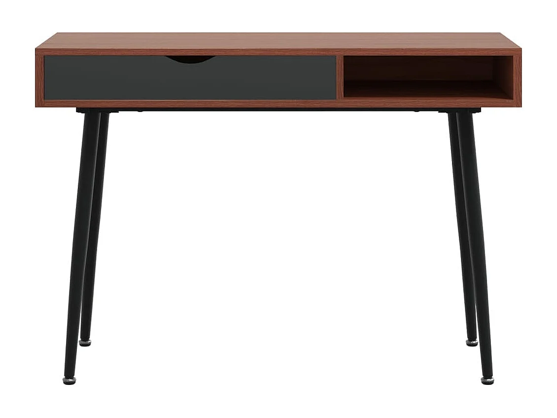 Bureau table poste de marron 110 x 50 x 75 cm 02_0023702