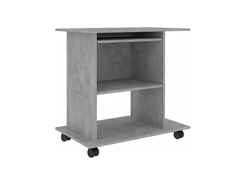 Bureau table poste de bois marron 80 x 50 x 75 cm 02_0023733