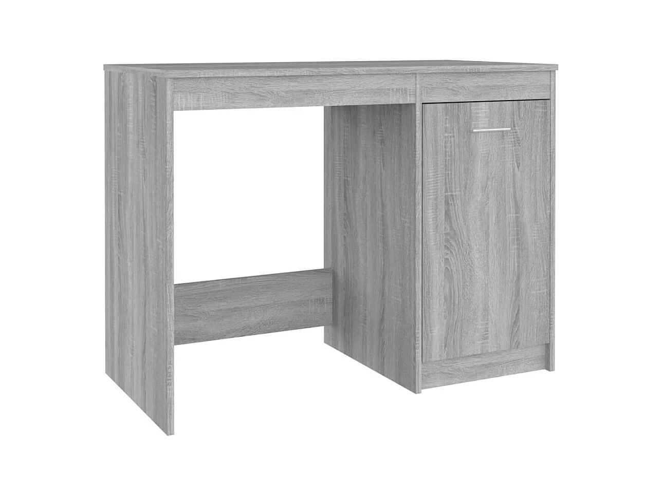 Bureau table poste de bois marron 100 x 50 x 76 cm 02_0023940