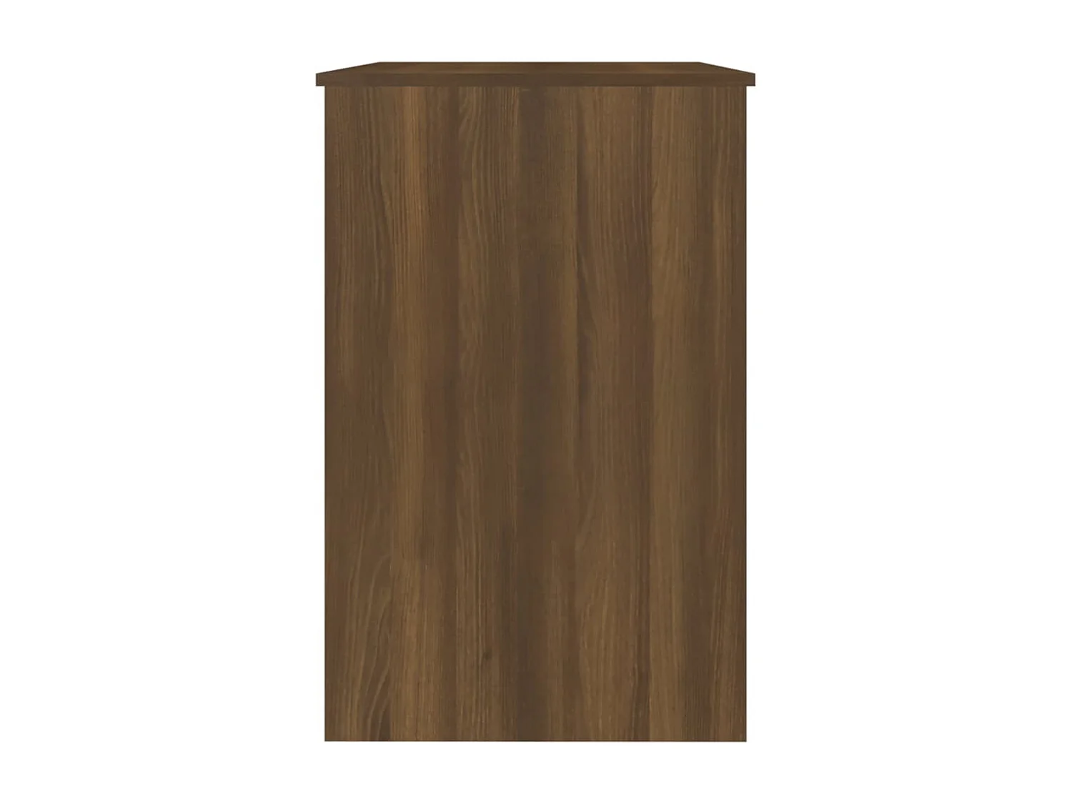 Mesa de escritorio puesto de trabajo mueble para ordenador estudio informático roble 100 x 50 x 76 cm madera contrachapada marrón 02_0023599
