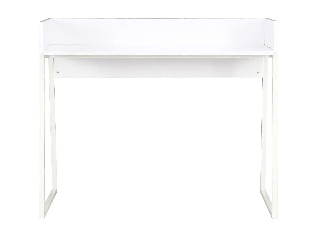 Mesa escritorio puesto de trabajo mueble ordenador estudio 90 x 60 x 88 cm blanco 02_0023531