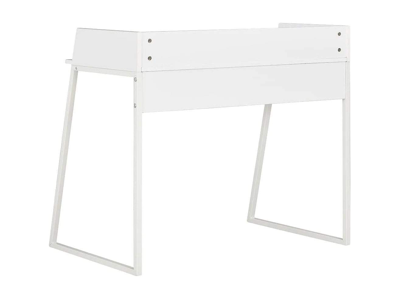 Mesa escritorio puesto de trabajo mueble ordenador estudio 90 x 60 x 88 cm blanco 02_0023531