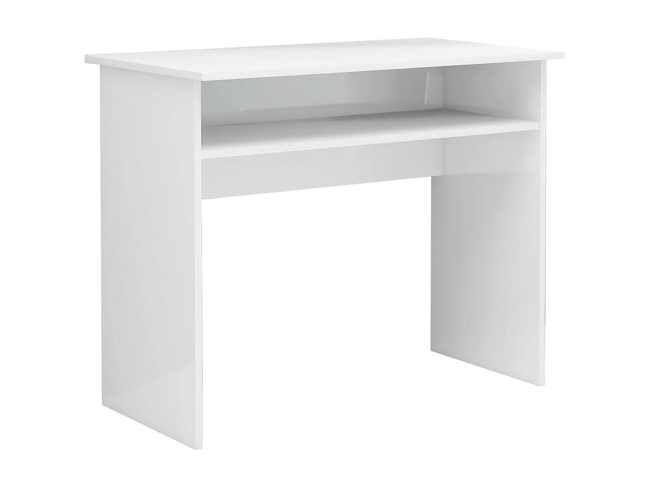 Bureau table poste de bois blanche 90 x 50 x 74 cm 02_0023554