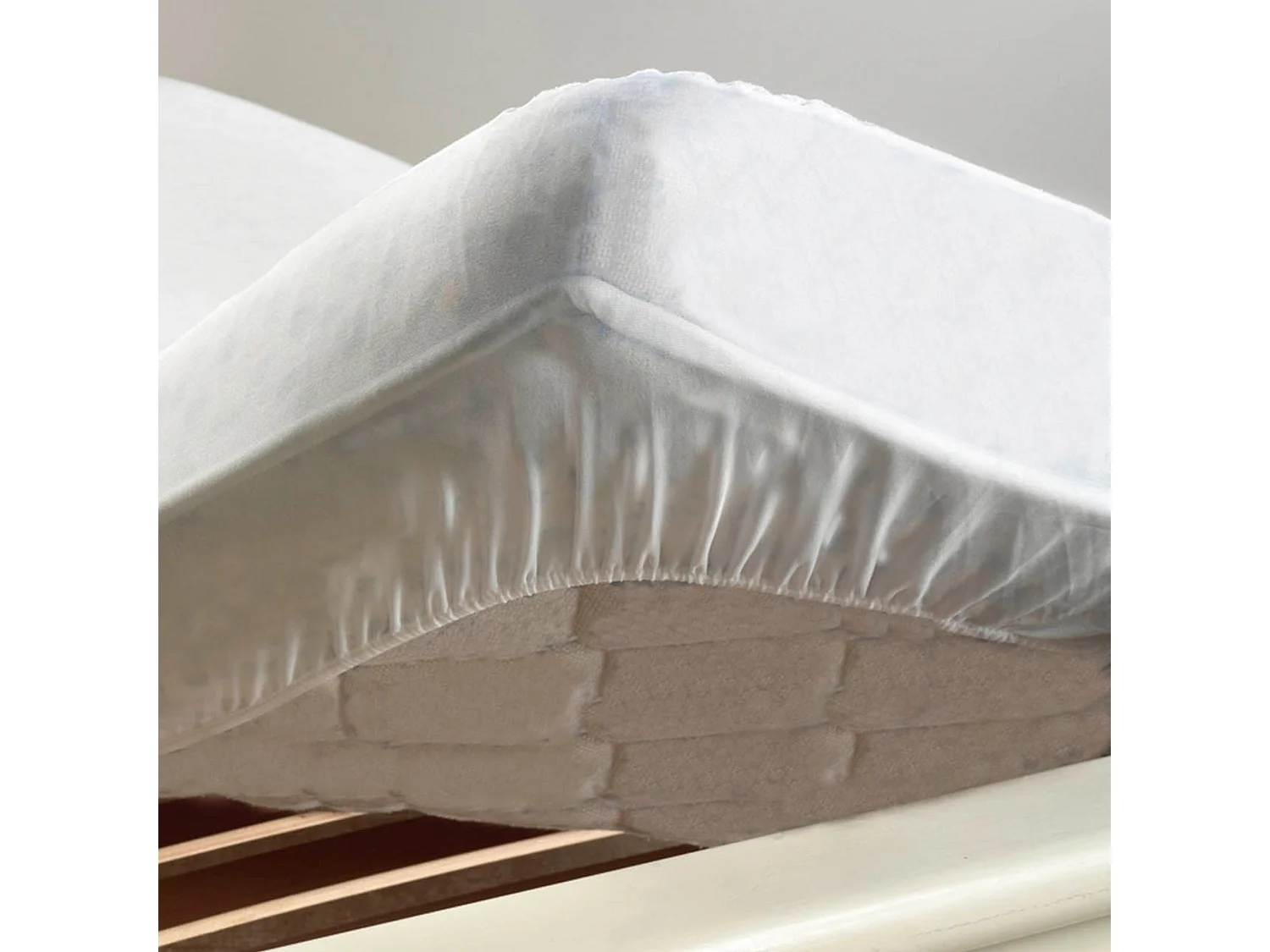 Protège Matelas "Ponny AA" 160x200cm Blanc