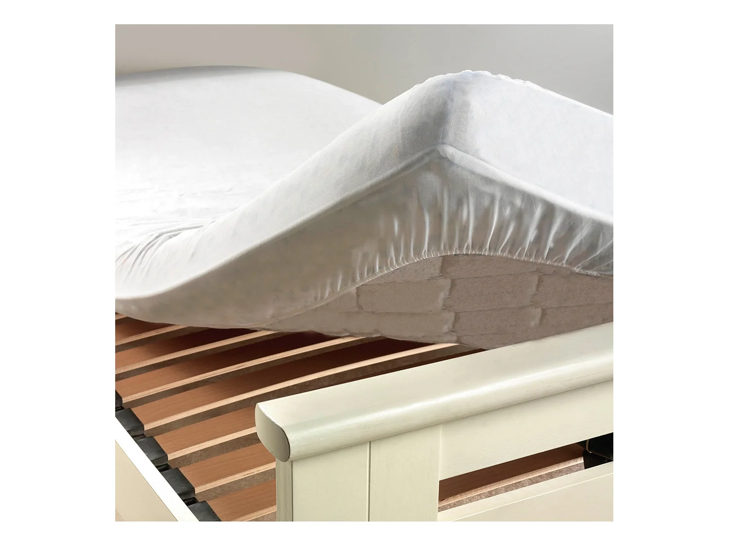 Protège Matelas "Ponny AA" 160x200cm Blanc