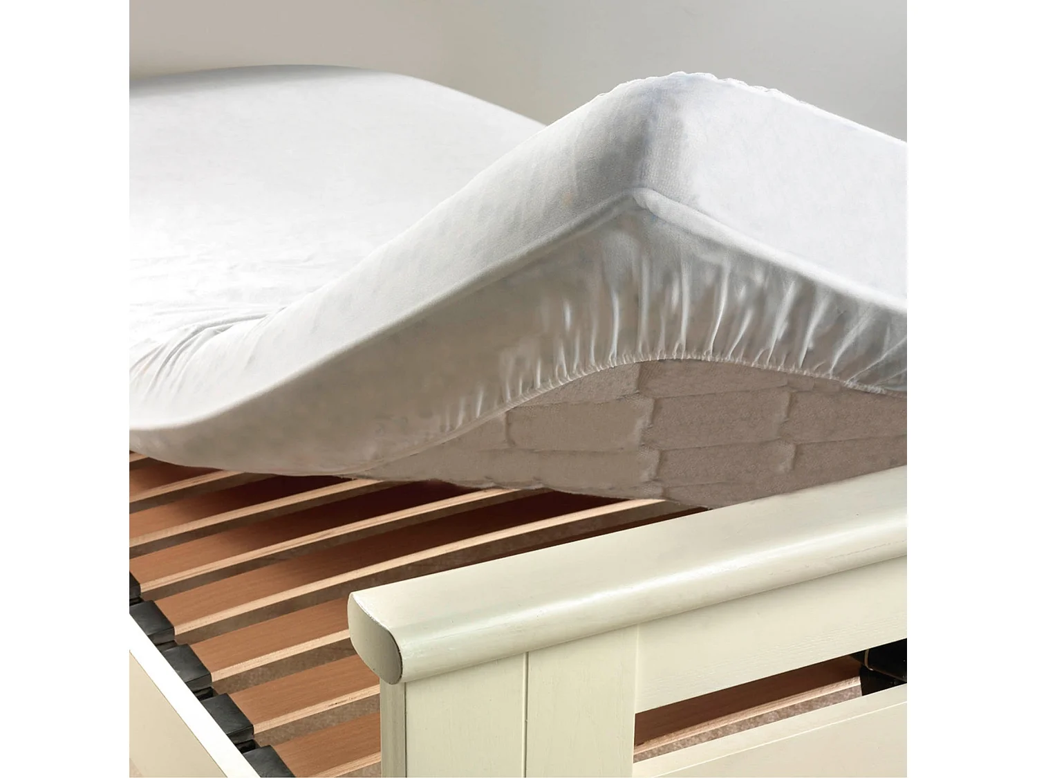 Protège Matelas "Ponny AA" 160x200cm Blanc