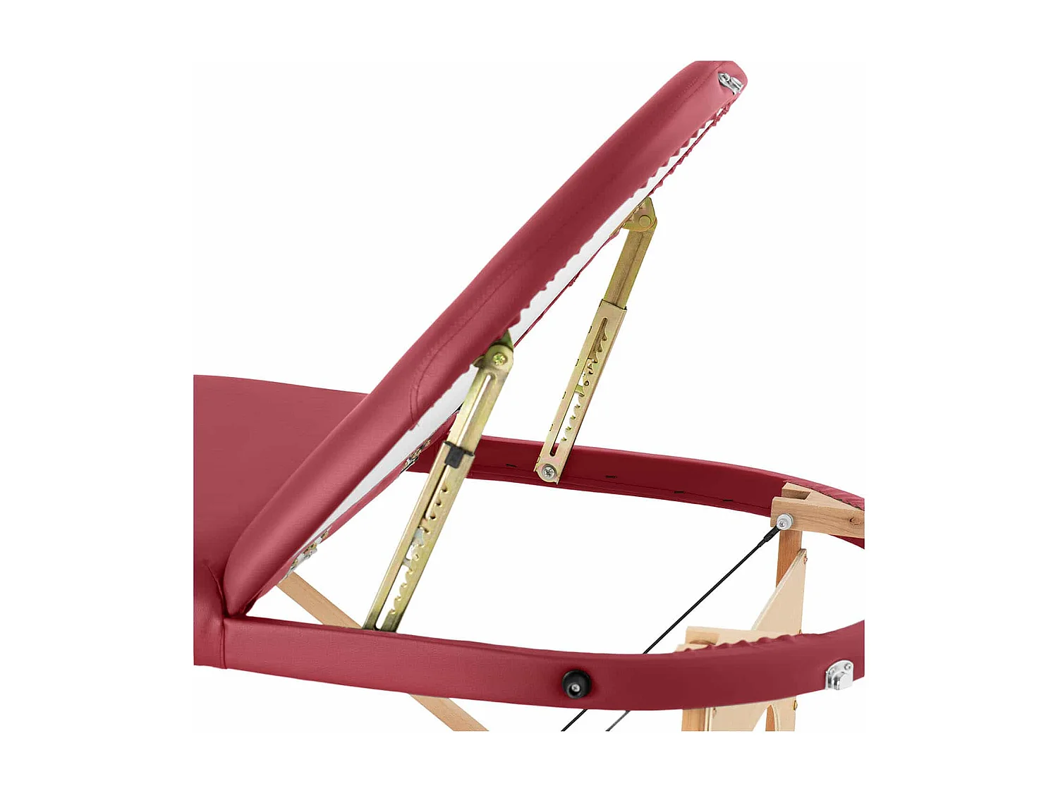 Table lit de massage PVC beige 207 x 93 x 84 cm 14_0007743