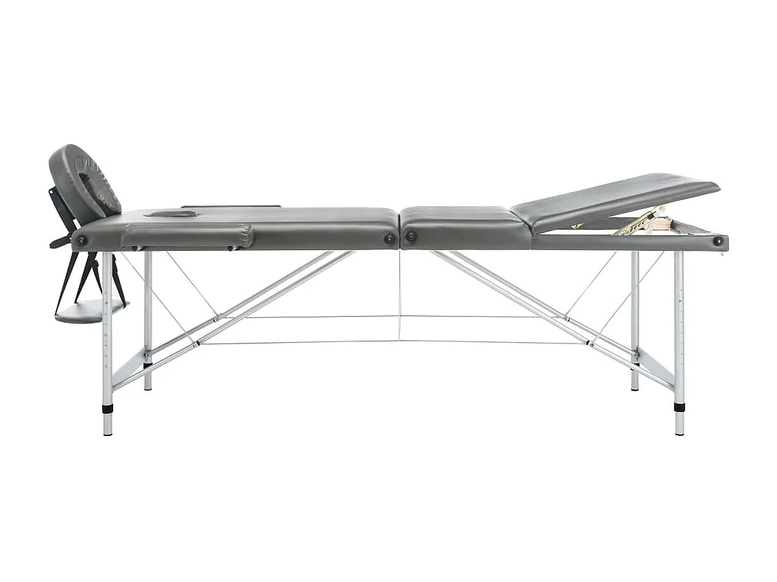 Table de massage avec aluminium 186 x 68 x 59 cm 02_0001798