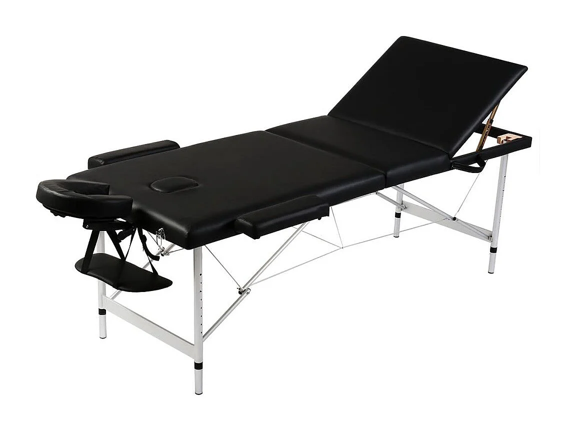 Table pliable de massage argenté 186 x 68 x 59 cm 02_0001888