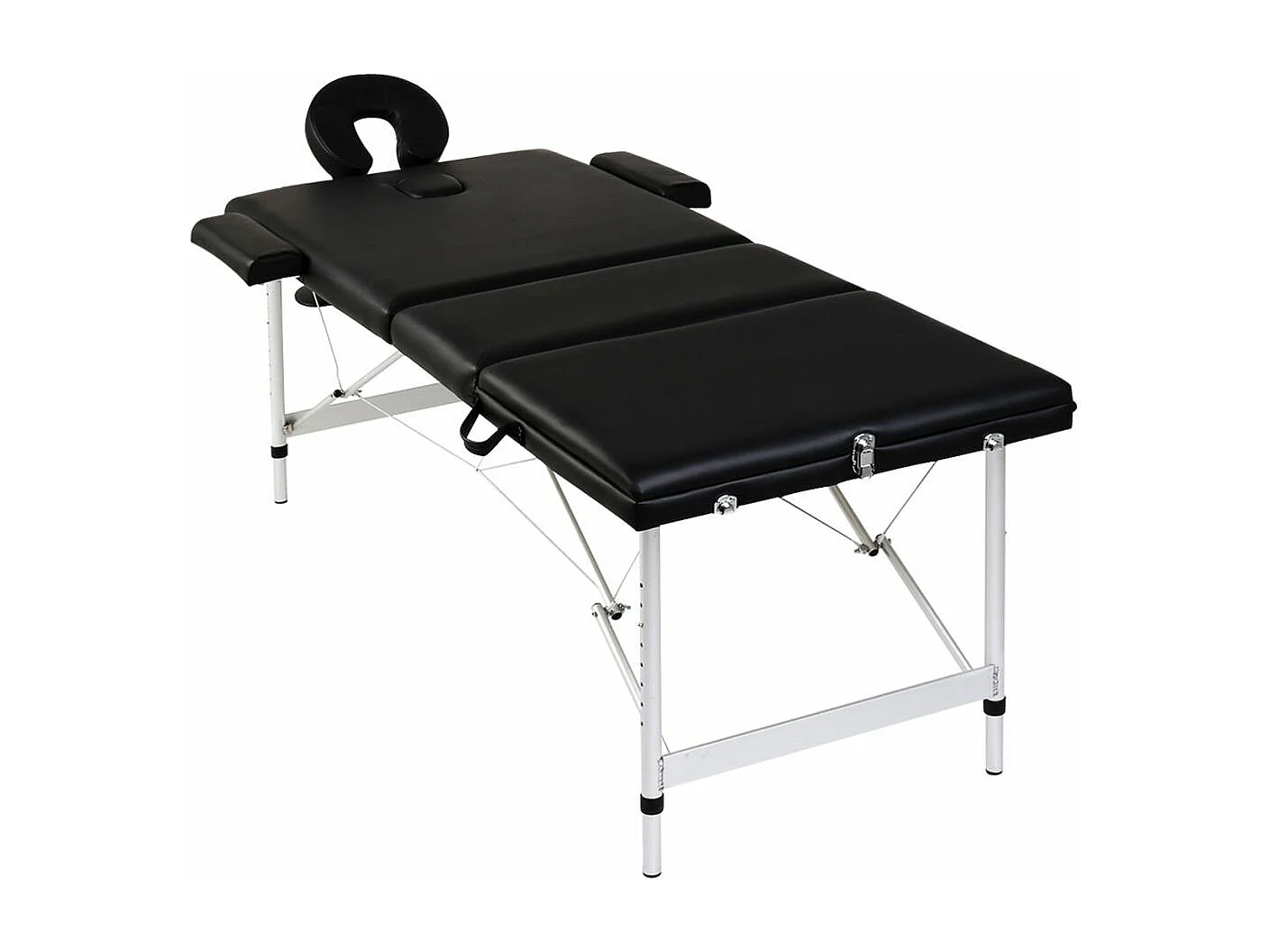 Table pliable de massage argenté 186 x 68 x 59 cm 02_0001888