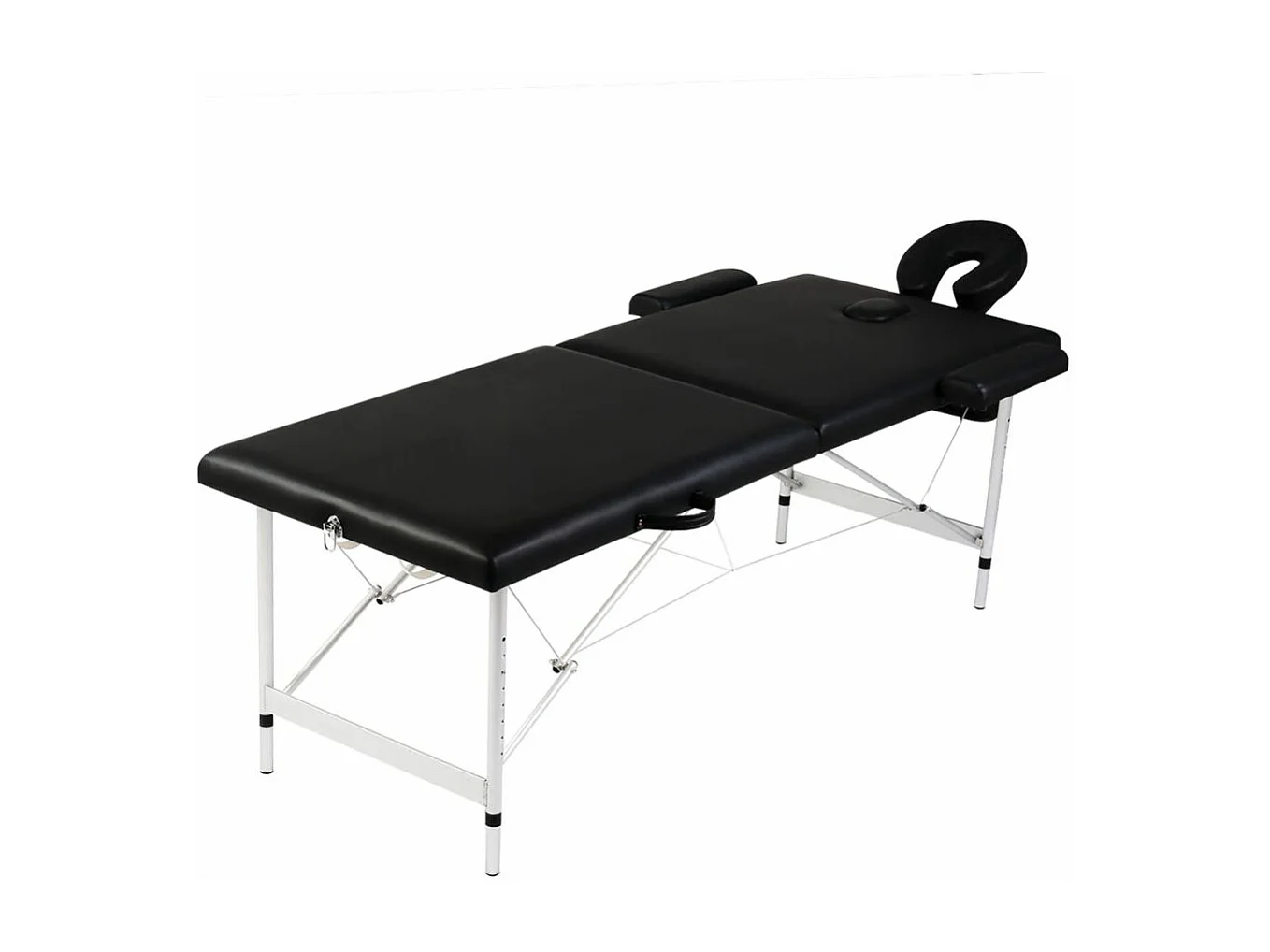 Table pliable de massage argenté 186 x 68 x 59 cm 02_0001886