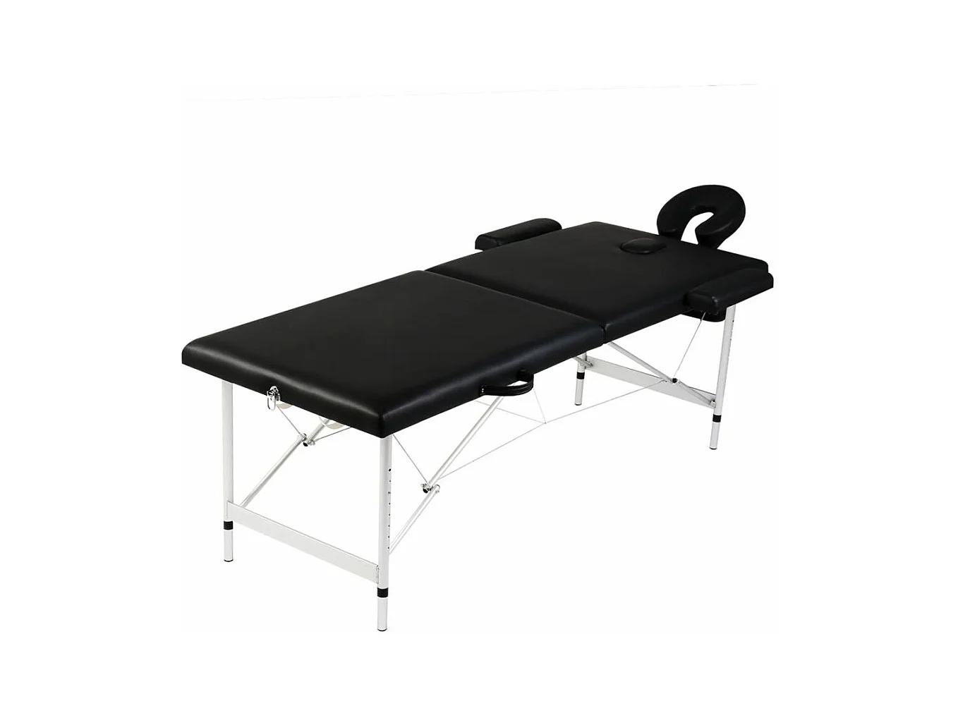 Table pliable de massage argenté 186 x 68 x 59 cm 02_0001886