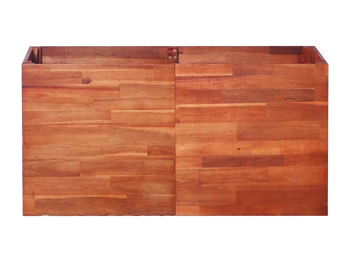 Jardinière lit surélevé plantes bois marron 100 x 50 x 50 cm 02_0001180