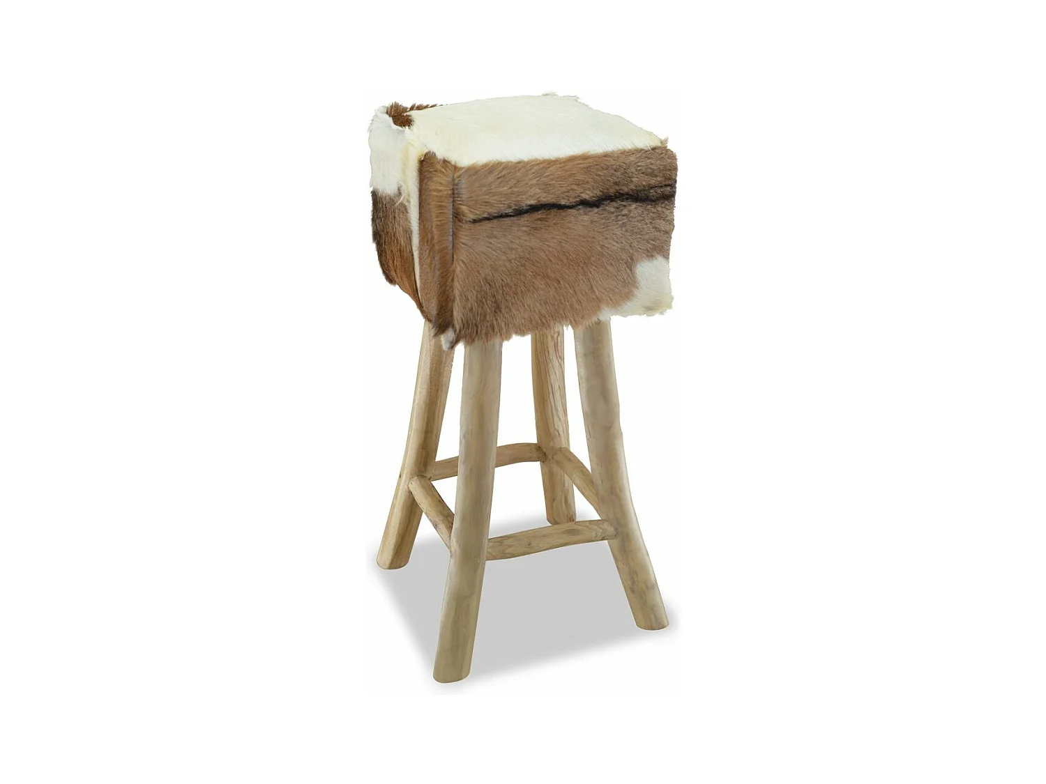 Tabouret de bar design cuir 35 x 35 x 76 cm 1202084