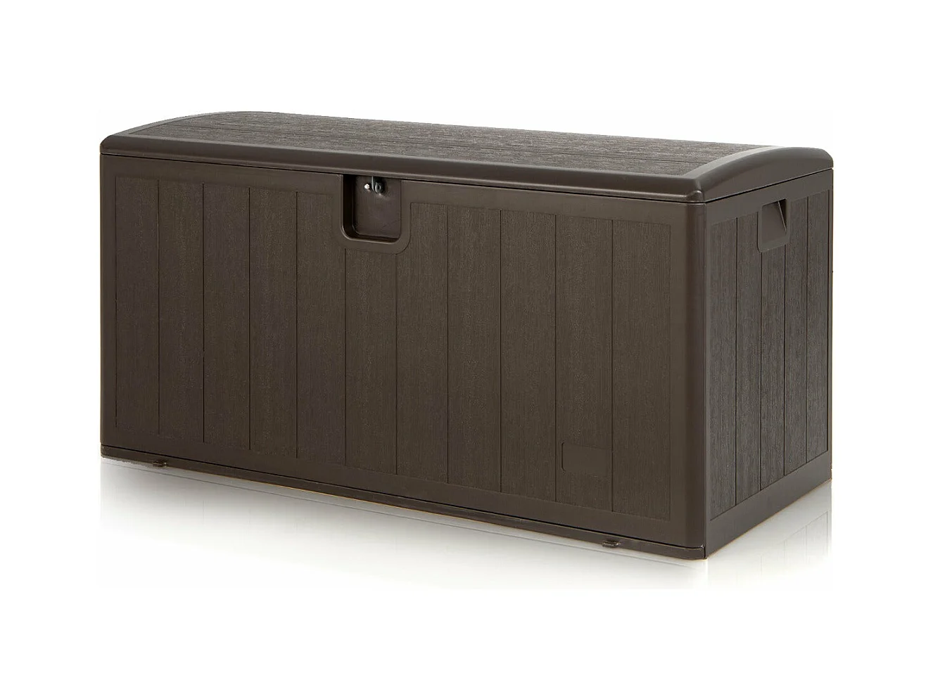 Coffre de rangement extérieur marron 127.5 x 64 x 64 cm 20_0005153