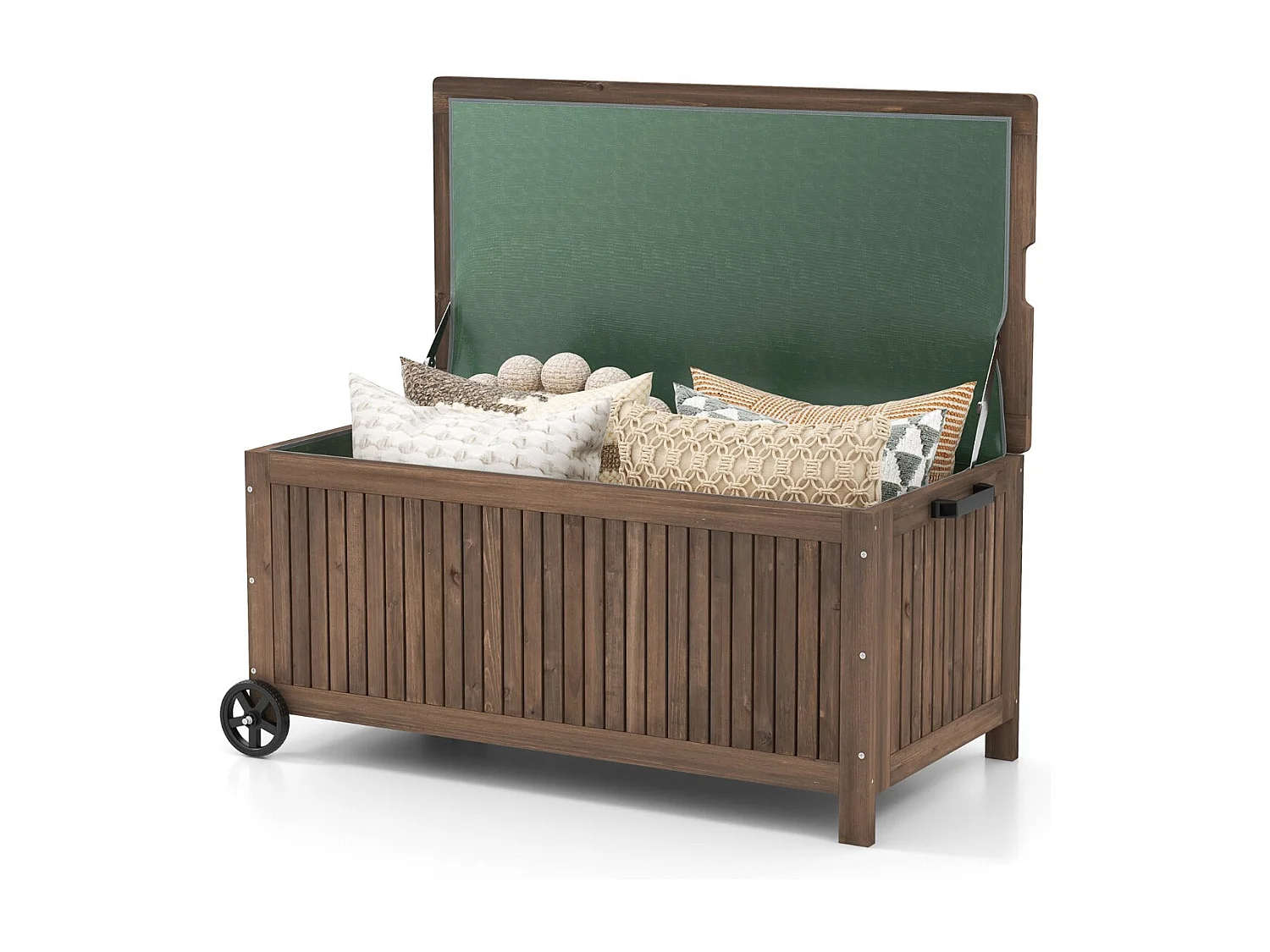 Coffre de rangement à marron 114 x 58.5 x 51 cm 20_0008313