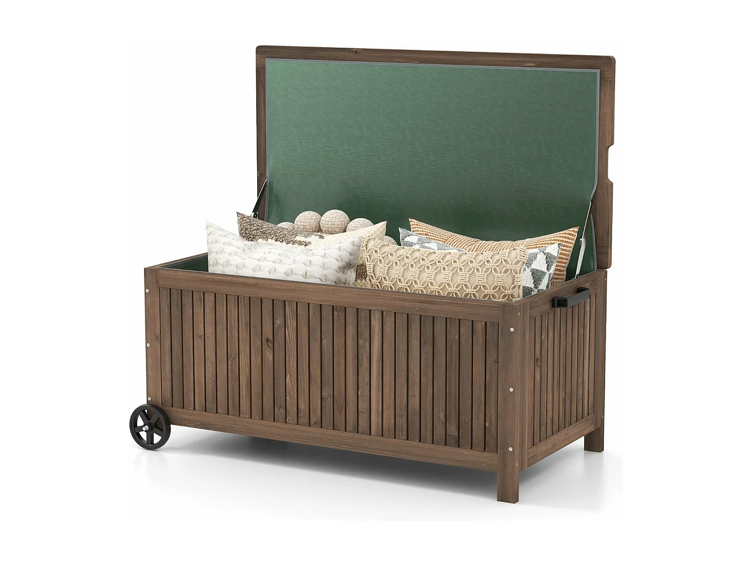 Coffre de rangement à marron 114 x 58.5 x 51 cm 20_0008313