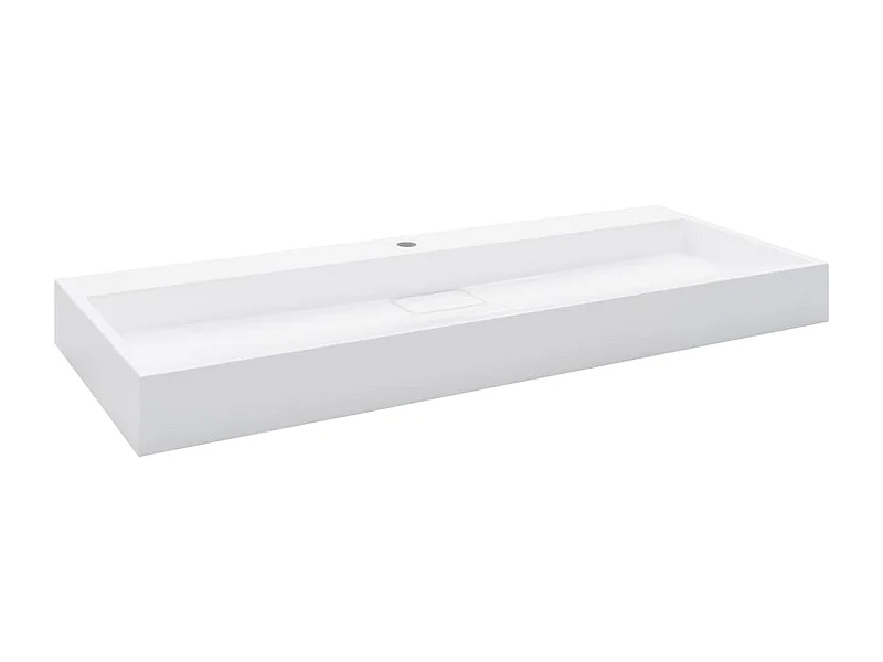 Lavatório de mão lavatório de bancada pia para montar banheiro interior chuveiro cabine de vaso sanitário casa 120 x 46 cm mineral fundido branco 02_0002636